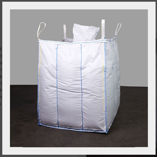 Big Bag - Foto real de Big Bag branco em polipropileno de alta resistência